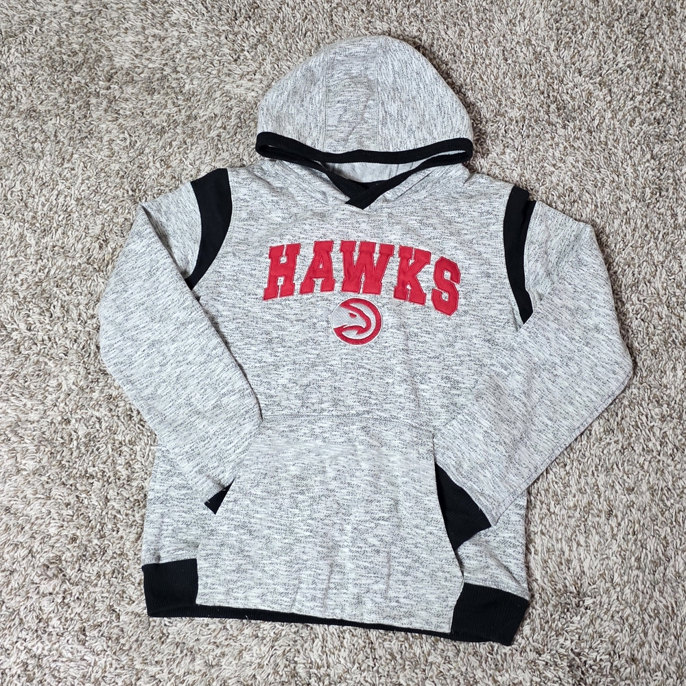 NBA Gray and Black Hawks Hoodie